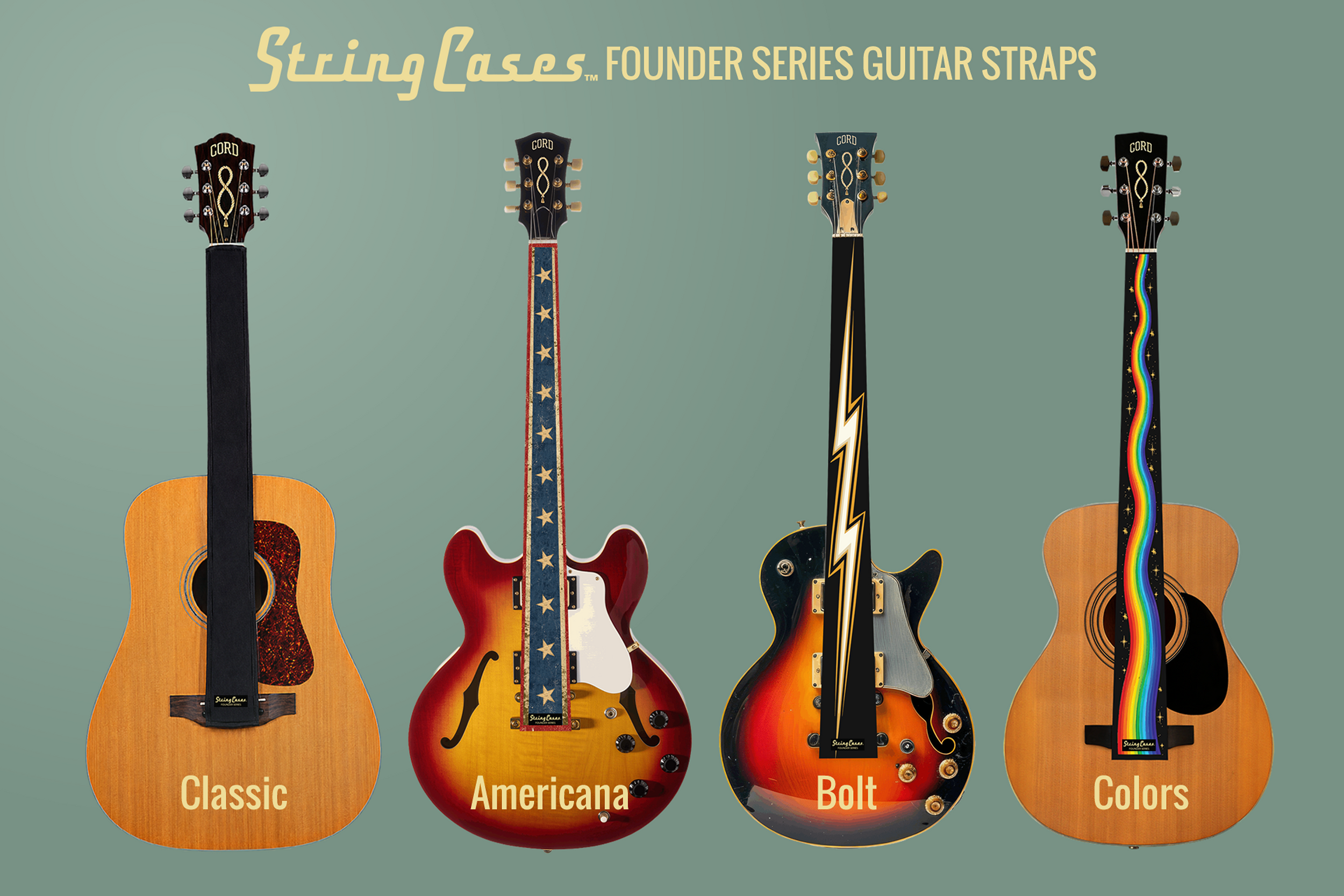 String Cases™ Founder Series Guitar Strap